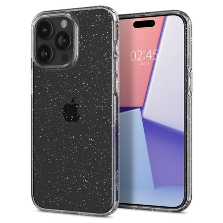 Spigen Liquid Crystal Glitter - Etui do iPhone 15 Pro (Przezroczysty)