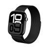 Crong Milano Steel - Pasek ze stali nierdzewnej do Apple Watch 38/40/41/42 mm (czarny)